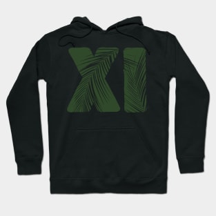 Xi Leaf Letters Hoodie